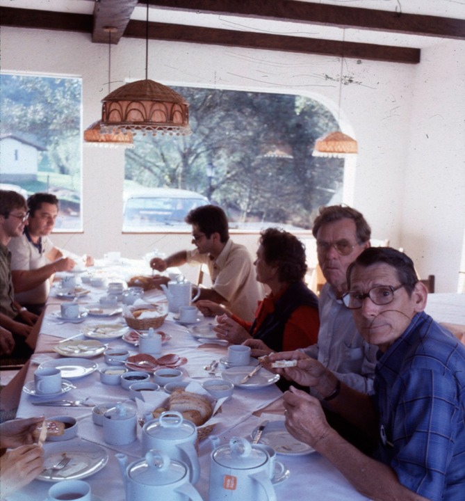 dad at lunch